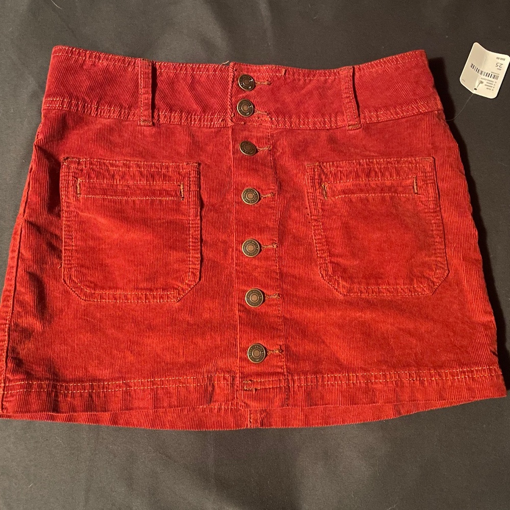 Free People Corduroy Skirt